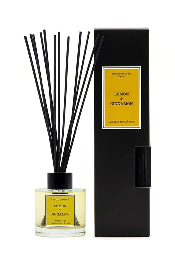 Cereria Molla dyfuzor zapachowy Lemon and Cinnamon 100 ml żółty CM.15502