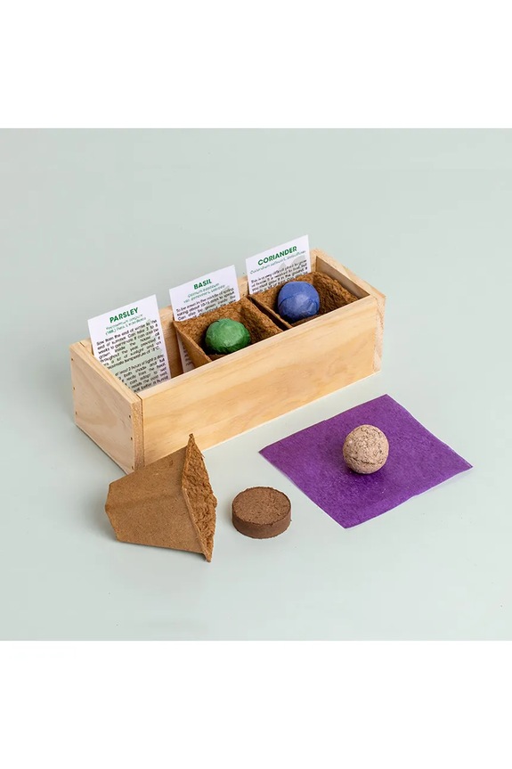 Set za uzgoj bilja RESETEA Mini garden Aromatic herbs 21 x 7,8 x 6,5 cm Erst426 šarena AA00