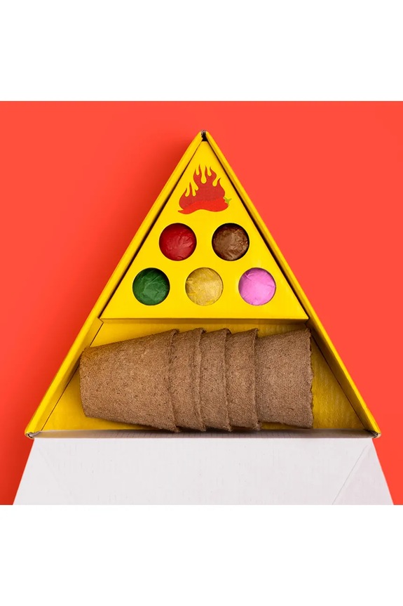 Set za uzgoj biljaka RESETEA Hot peppers 21,5 x 6,5 x 18,5 cm 5-pack Erst630 šarena AA00