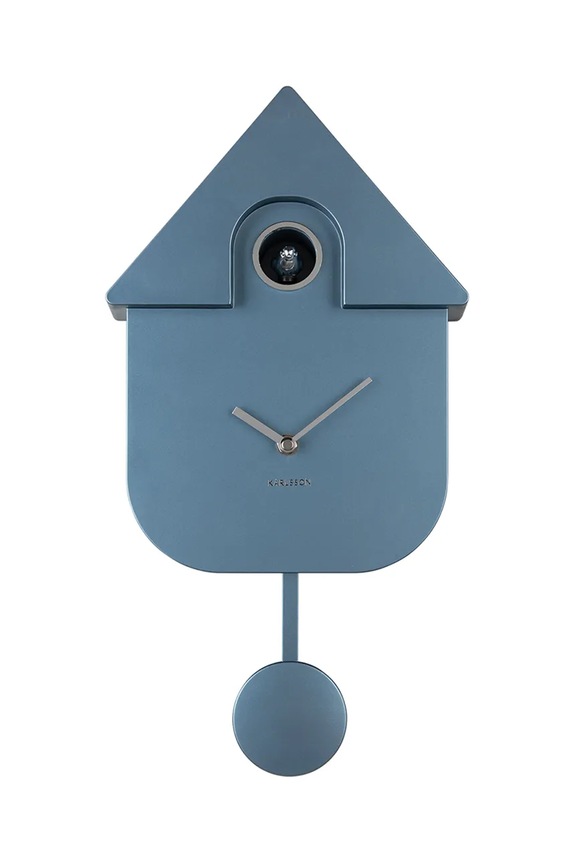 Karlsson zegar z kukułką Modern Cuckoo Metallic multicolor KA5867DB
