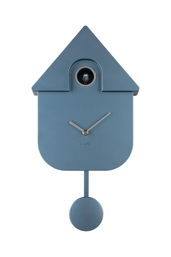 Karlsson zegar z kukułką Modern Cuckoo Metallic multicolor KA5867DB