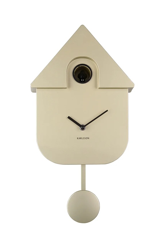 Karlsson zegar z kukułką Modern Cuckoo Metallic multicolor KA5867GD