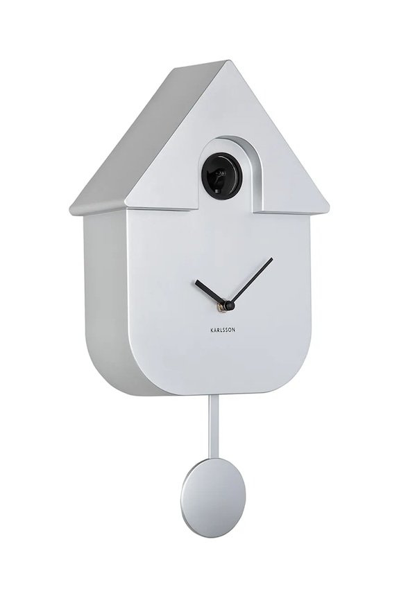 Sat s kukavicom Karlsson Modern Cuckoo Metallic KA5867SI šarena AA00