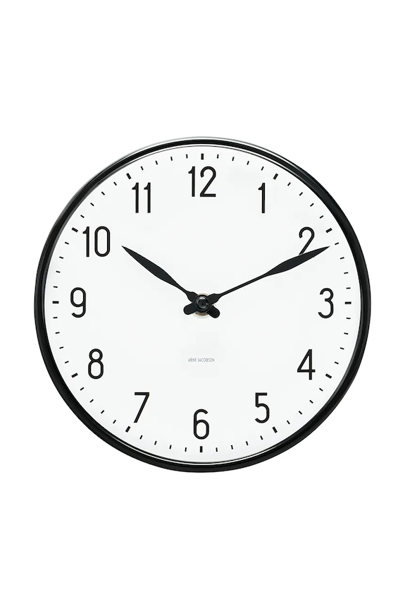 Настінний годинник Rosendahl x Arne Jacobsen білий 43623