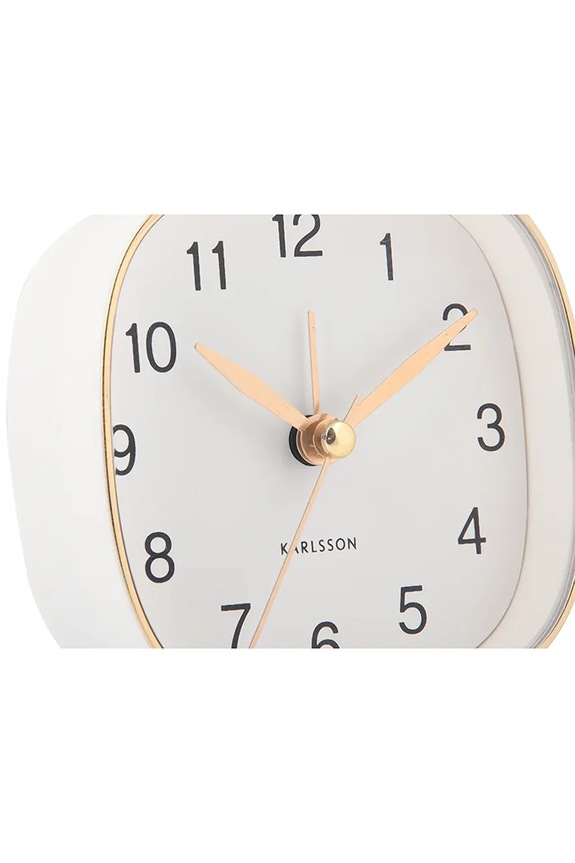 Living și dormitor Karlsson ceas cu alarmă Travel KA5957WH multicolor