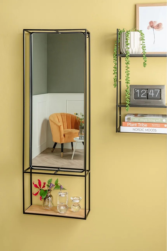 Dnevni boravak i spavaća soba Budilica Karlsson Boxed Flip KA5620ST siva