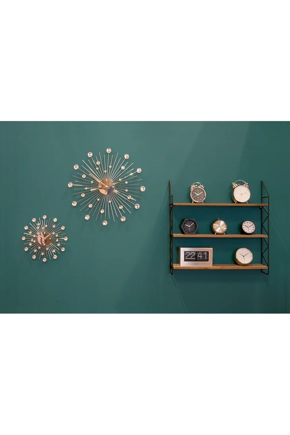 Budilica Karlsson Boxed Flip siva KA5620ST