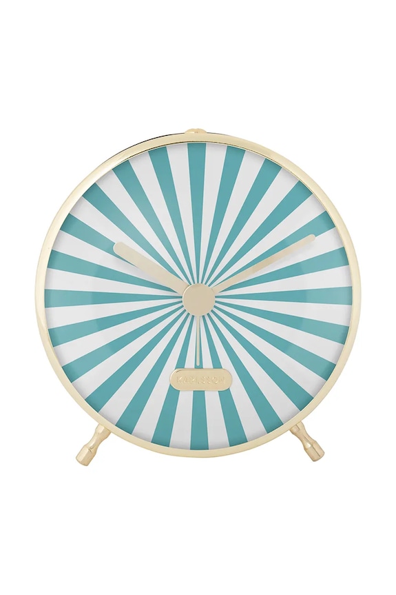 Karlsson budzik Candy Swirl turkusowy KA6008BL