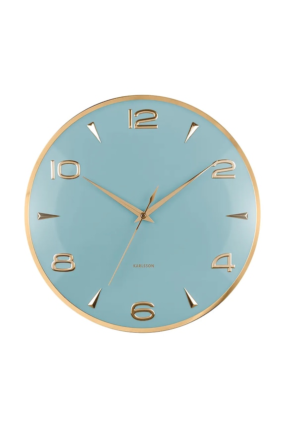 Karlsson zegar ścienny Sienna Glow niebieski KA6017BL