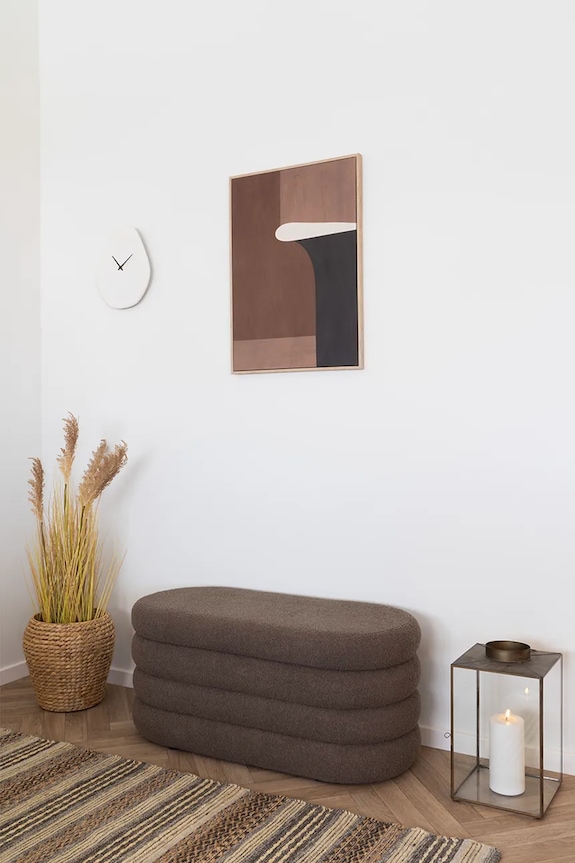 House Nordic zegar ścienny Vienna biały 4361131