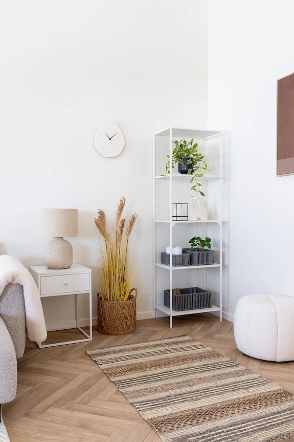 House Nordic zegar ścienny Vienna 4361131 biały