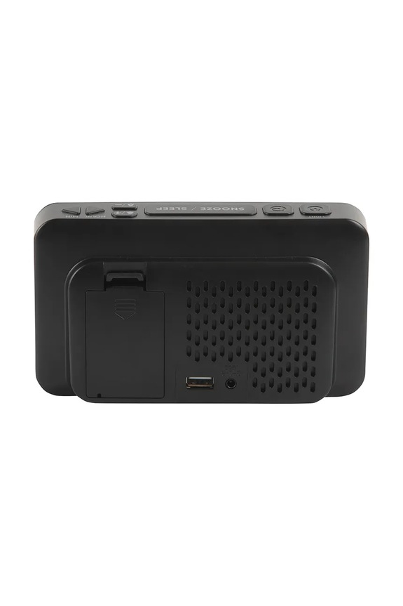 Salon i sypialnia Karlsson budzik New Retro KA6035BK czarny