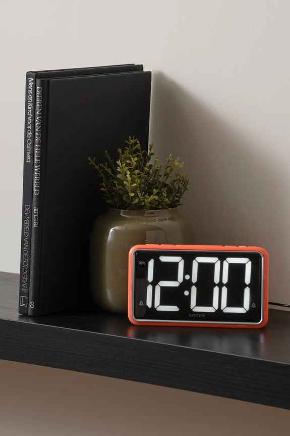 Karlsson budzik New Retro KA6035OR pomarańczowy