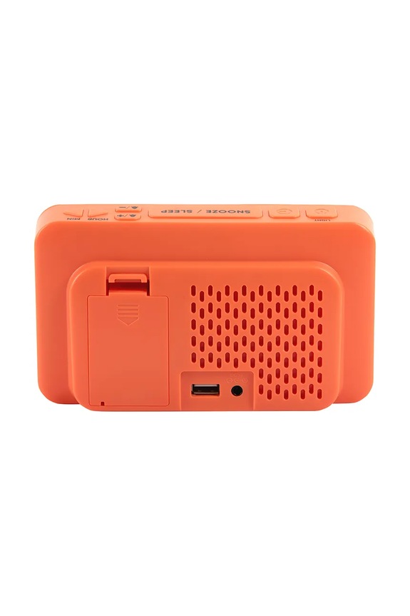 Salon i sypialnia Karlsson budzik New Retro KA6035OR pomarańczowy