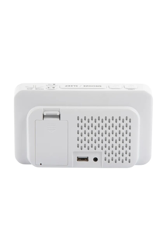 Obývacia izba a spálňa Budík Karlsson New Retro KA6035WH biela