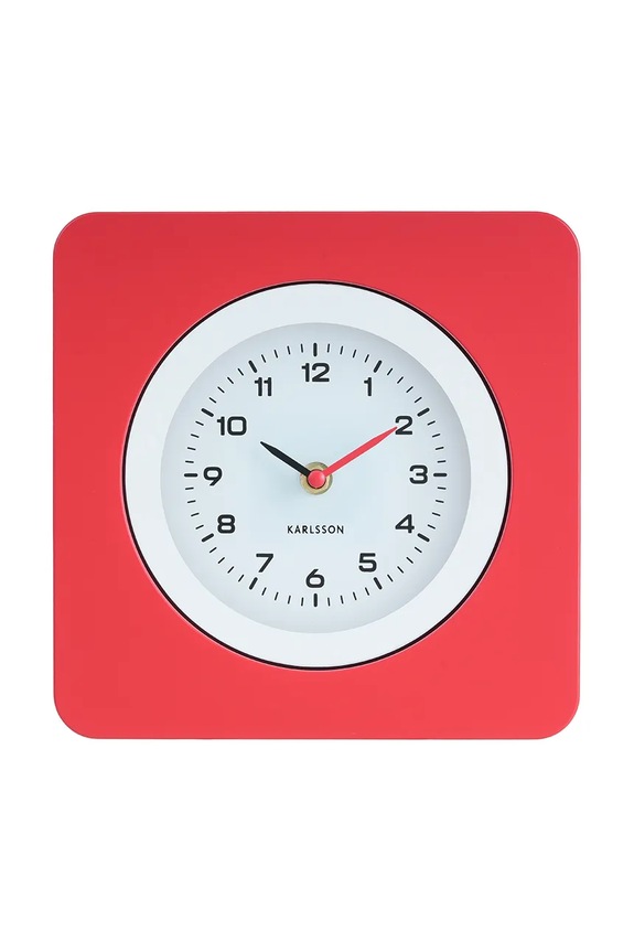 Zidni sat Karlsson New Vintage crvena KA6050RD