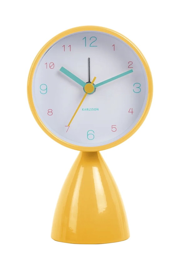 Karlsson budzik żółty KA6023BY