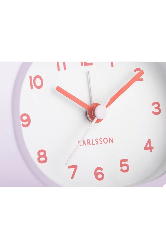Всекидневна и спалня Будилник Karlsson Cheeky Oval KA6025LP виолетов