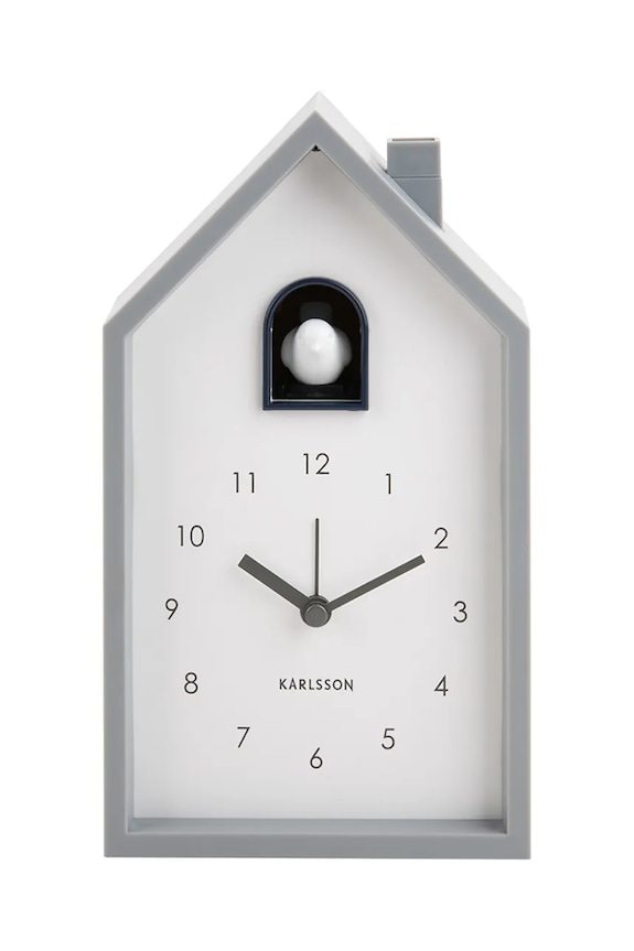 Karlsson ceas cu alarmă Modern Cuckoo gri KA6015GY