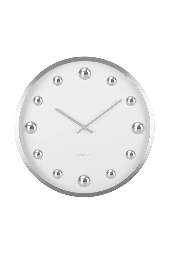 Ρολόι τοίχου Karlsson Shiny Dots λευκό KA5971WH
