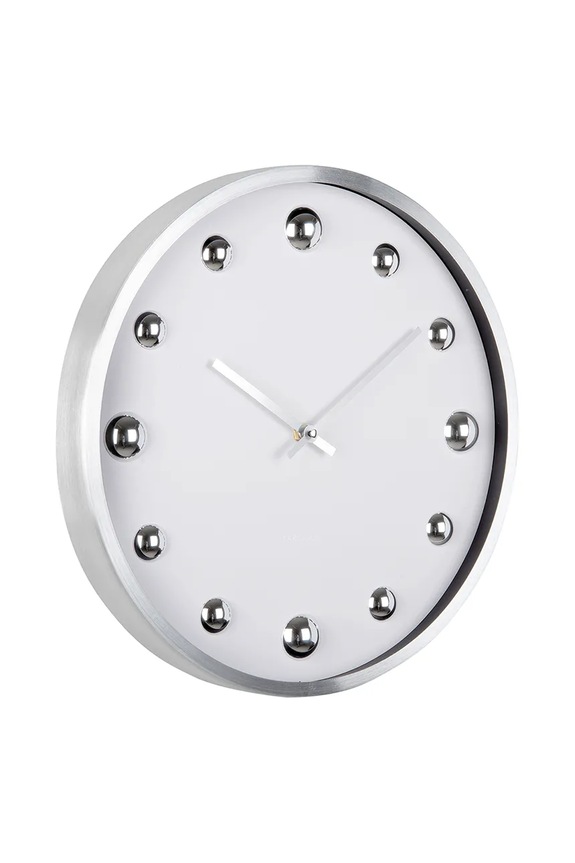 Ρολόι τοίχου Karlsson Shiny Dots KA5971WH λευκό AA00