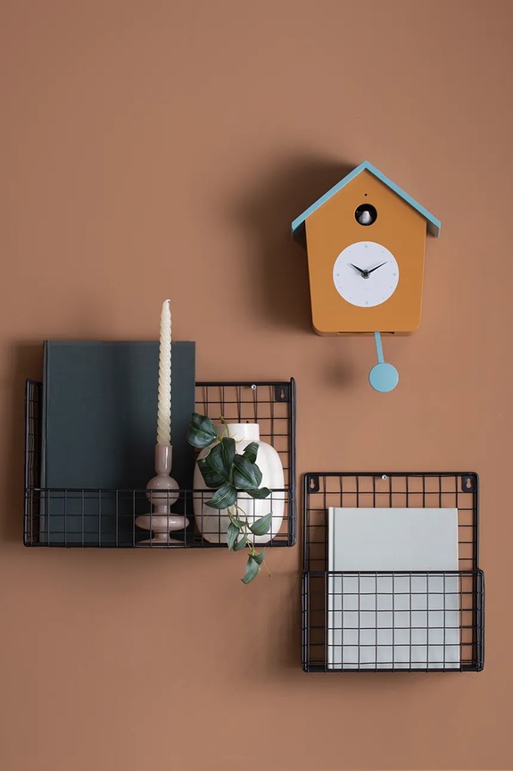 Sat s kukavicom Karlsson Cuckoo 26,4 x 10,5 cm narančasta KA6044YE