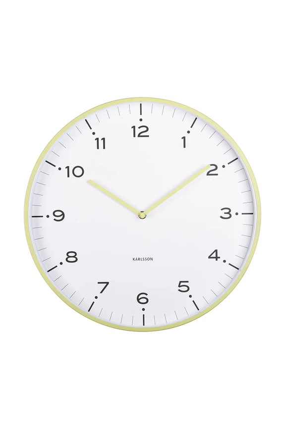 Karlsson zegar ścienny Circus Rings 40 cm zielony KA6011GR
