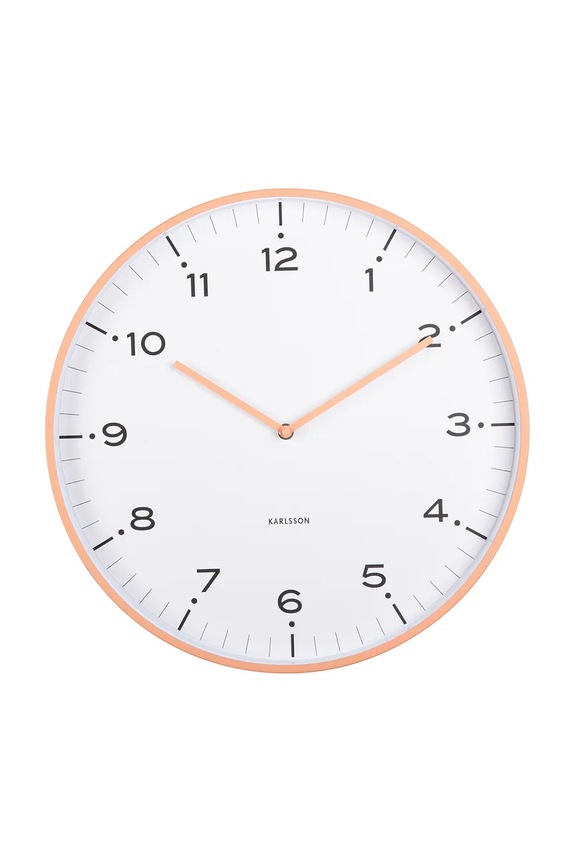 Nástenné hodiny Karlsson Circus Rings 40 cm oranžová KA6011OR
