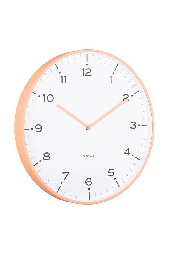Nástenné hodiny Karlsson Circus Rings 40 cm KA6011OR oranžová AA00