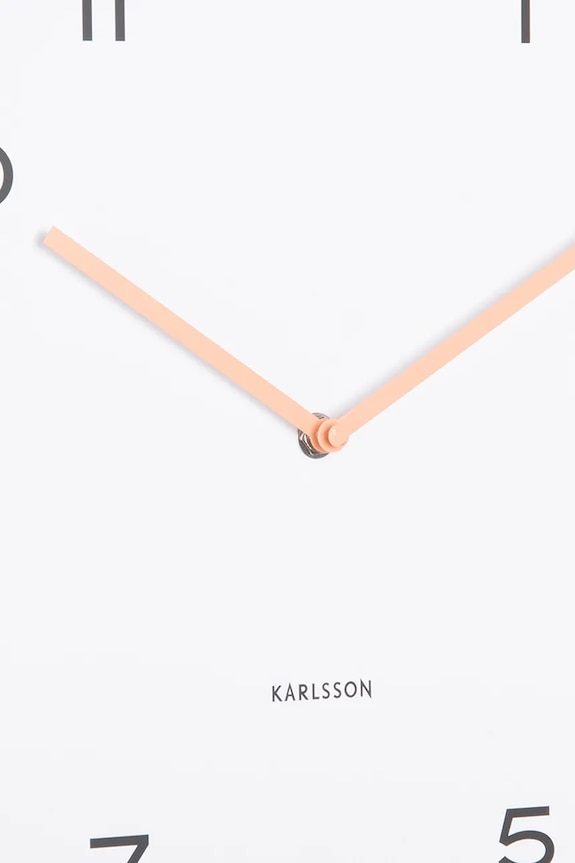 Obývacia izba a spálňa Nástenné hodiny Karlsson Circus Rings 40 cm KA6011OR oranžová