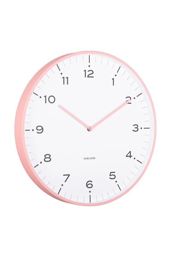 Nástenné hodiny Karlsson Circus Rings 40 cm KA6011PI ružová AA00