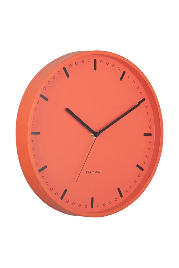 Karlsson orologio da parete Cool Retro 30 cm KA6071OR arancione AA00