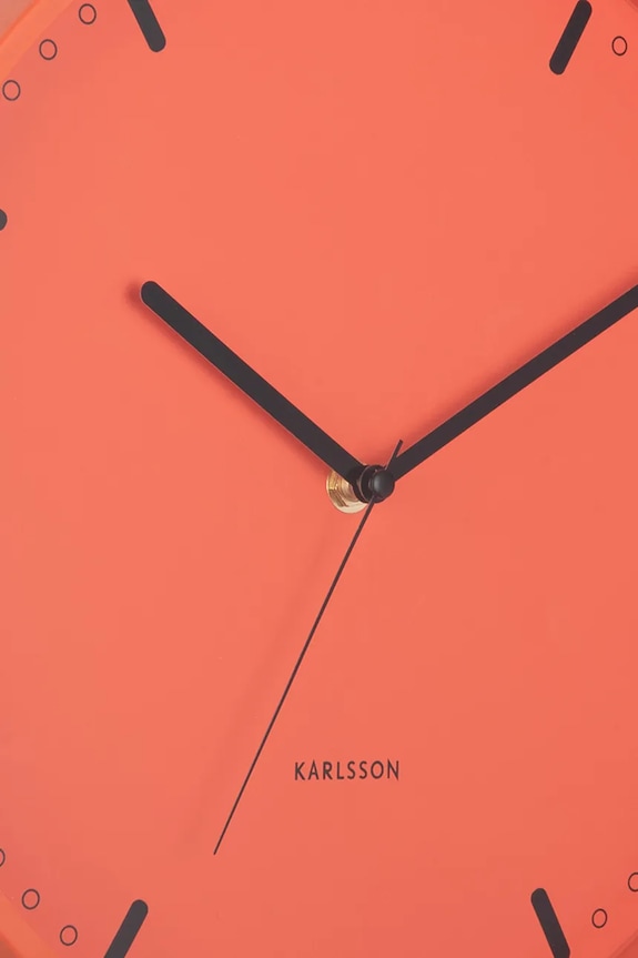 Salotto e camera Karlsson orologio da parete Cool Retro 30 cm KA6071OR arancione
