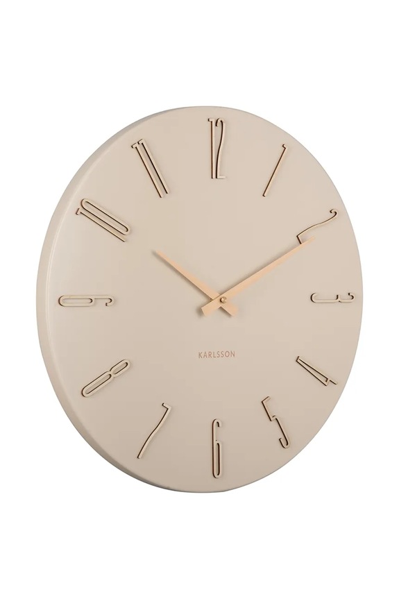 Karlsson zegar ścienny Esmerado 40 cm KA6072WH beżowy AA00