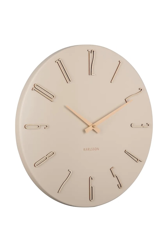 Karlsson zegar ścienny Esmerado 40 cm KA6072WH beżowy AA00