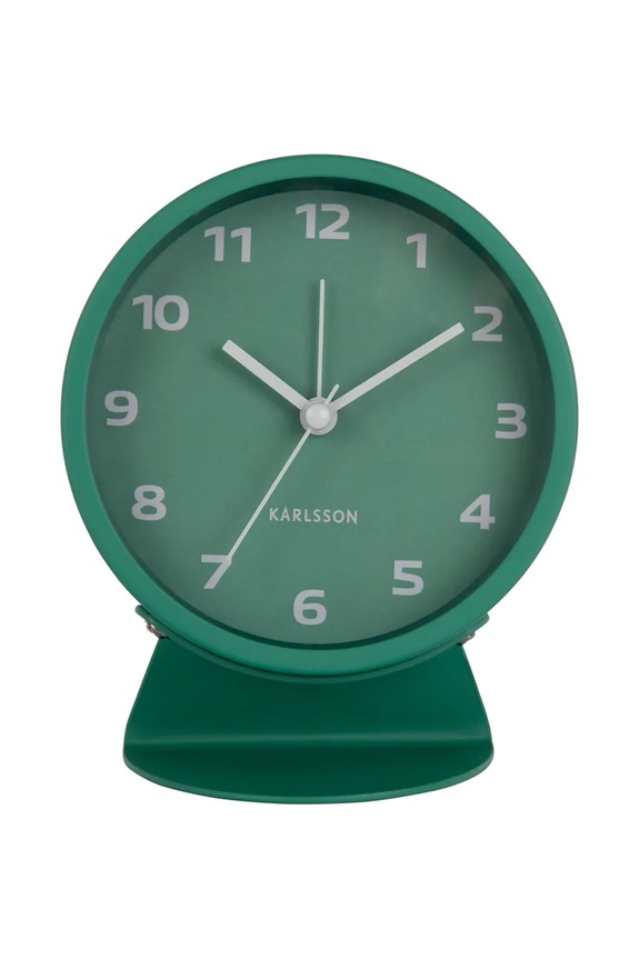 Karlsson ceas cu alarmă Cool Retro 11 x 13 x 5,5 cm KA6082GR verde AA00