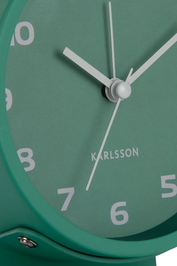 Karlsson ceas cu alarmă Cool Retro 11 x 13 x 5,5 cm verde KA6082GR