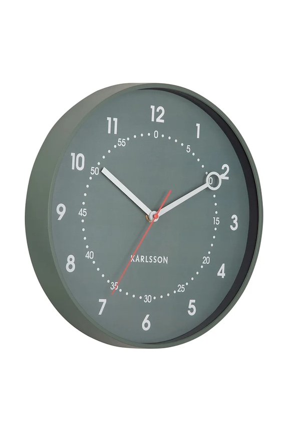 Настенные часы Karlsson Fresco 31,5 cm KA6038GR бирюзовый AA00