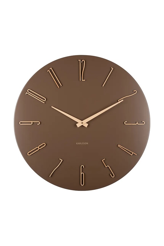 Karlsson ceas de perete Esmerado 40 cm maro KA6073BR