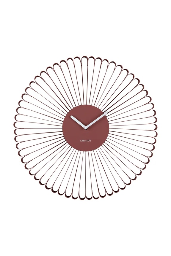 Karlsson ceas de perete Cascara 50 cm burgundia KA6074RD
