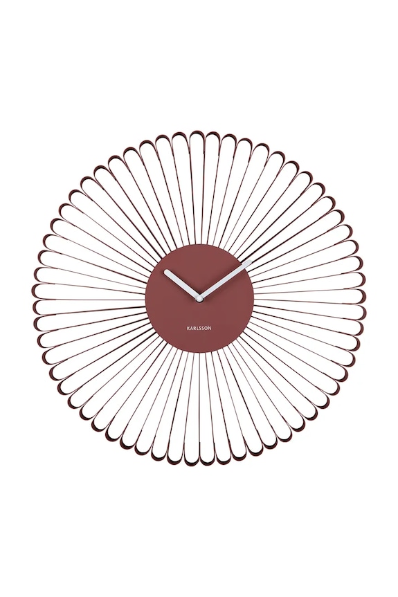 Karlsson ceas de perete Cascara 50 cm burgundia KA6074RD