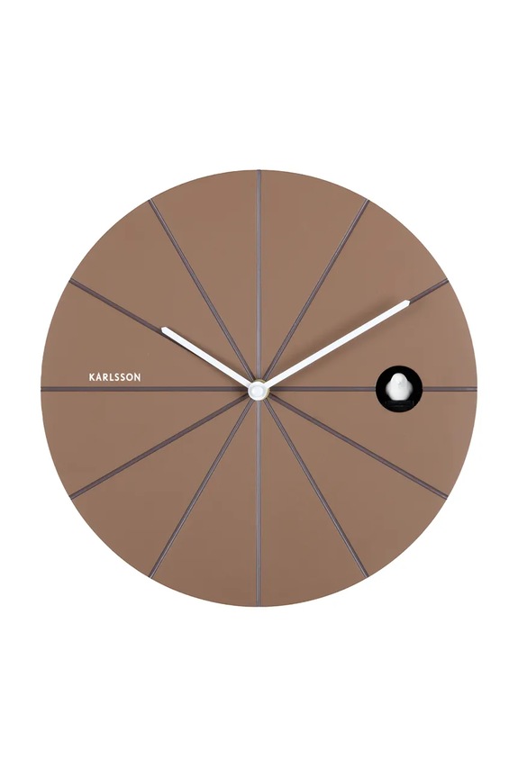 Karlsson zegar ścienny z kukułką Destacado Cuckoo 28 cm brązowy KA6068BR