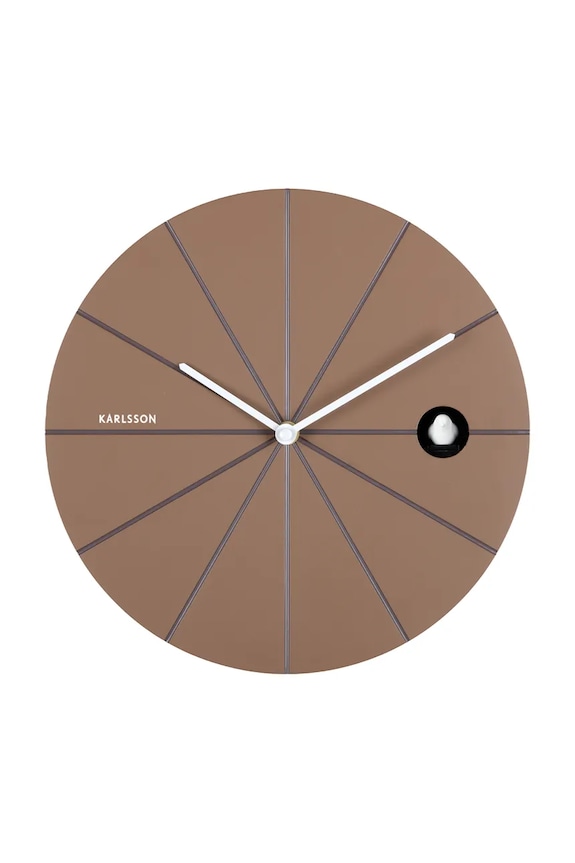 Karlsson zegar ścienny z kukułką Destacado Cuckoo 28 cm brązowy KA6068BR