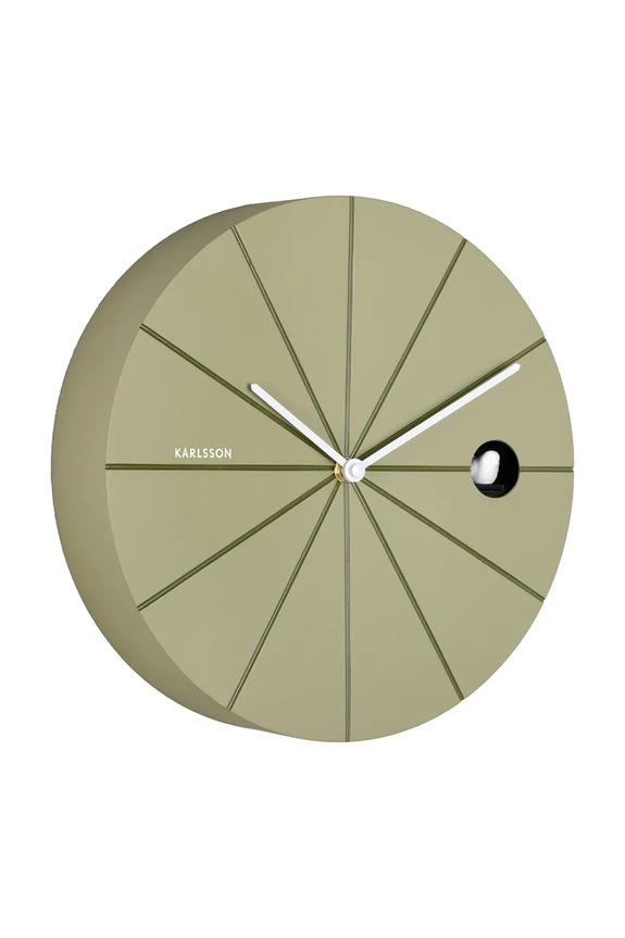 Karlsson zegar ścienny z kukułką Destacado Cuckoo 28 cm KA6068GR zielony AA00