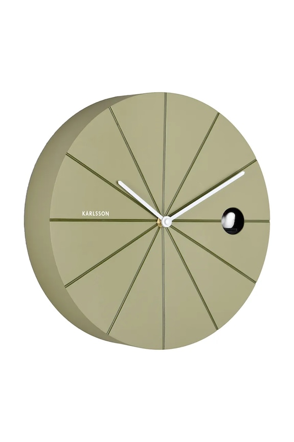 Karlsson zegar ścienny z kukułką Destacado Cuckoo 28 cm KA6068GR zielony AA00