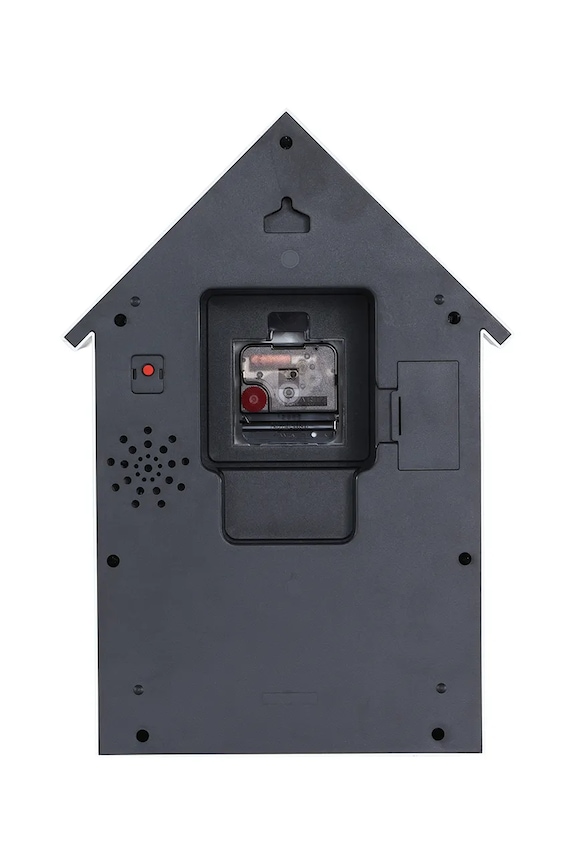 Karlsson ceas de perete cu sunet Dog House 36,5 x 26,5 cm albastru KA6096LB