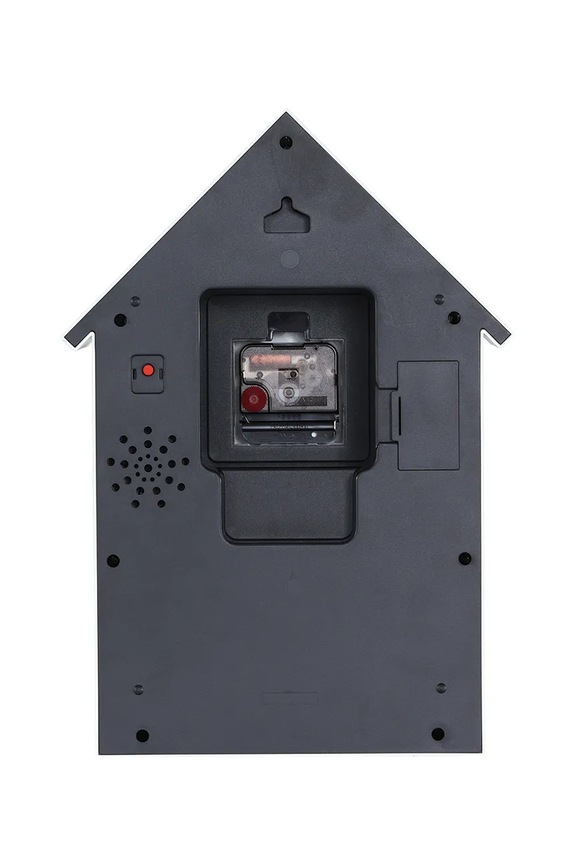 Karlsson ceas de perete cu sunet Dog House 36,5 x 26,5 cm portocaliu KA6096OR