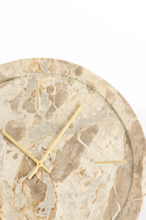 Light & Living Ceas de perete din piatră naturală 48 cm 7114627 bej AA00