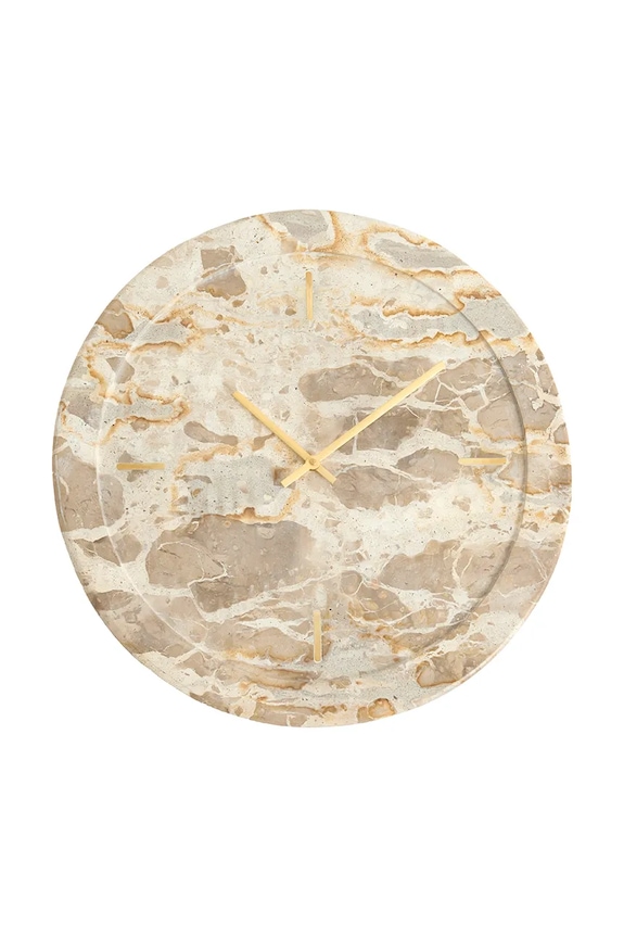 Light & Living Ceas de perete din piatră naturală 41 cm bej 7114727