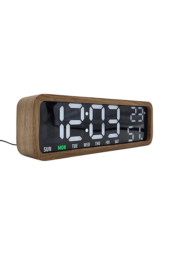 Karlsson budilka namizna lesena KA6145DW rjava AA00